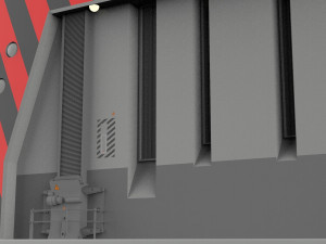 Sci-fi antinuclear gates 3D मॉडल