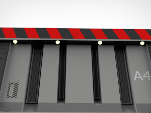 Sci-fi antinuclear gates 3D मॉडल