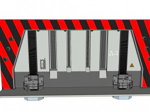 Sci-fi antinuclear gates 3D Model