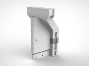 Sci-fi architecture elements collection 6 3D-Modell