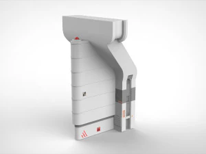 Sci-fi architecture elements collection 6 3D Model