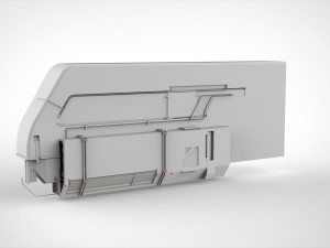 Sci-fi architecture elements collection 6 3D-Modell
