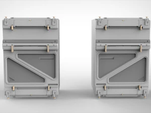Sci-fi architecture elements collection 6 3D Model