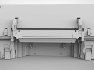 Sci-fi architecture elements collection 6 3D Model