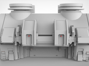 Sci-fi architecture elements collection 6 3D-Modell