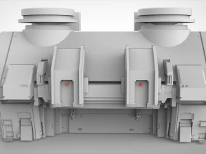 Sci-fi architecture elements collection 6 3D Model
