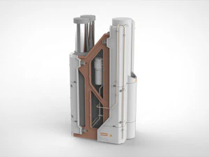 Sci-fi architecture elements collection 6 3D Model
