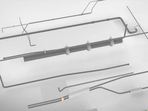 Sci-fi architecture elements collection 6 3D Model