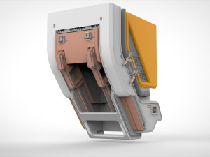 Sci-fi architecture elements collection 6 3D-Modell