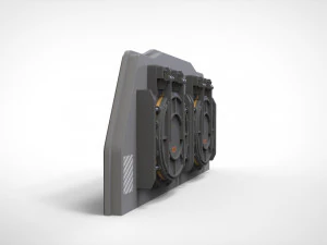 Sci fi hatch 2 3D Model
