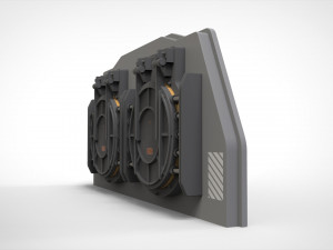 Sci fi hatch 2 3Dモデル