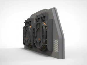 Sci fi hatch 2 3D Model