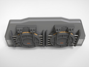 Sci fi hatch 2 3Dモデル