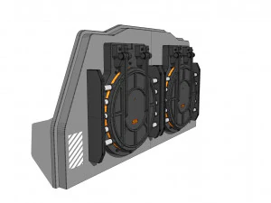 Sci fi hatch 2 3D Model