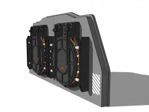 Sci fi hatch 2 3D Model