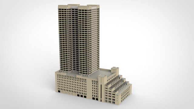 Building 3Dモデル .c4d .max .obj .3ds .fbx .stl .blend 