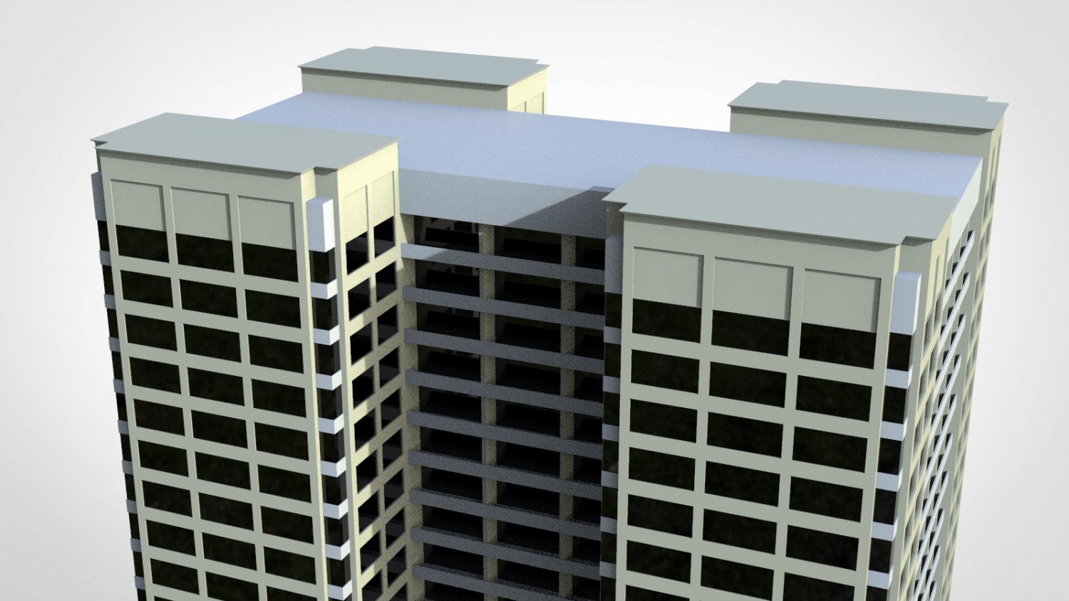 Building resources. Building 3d model.