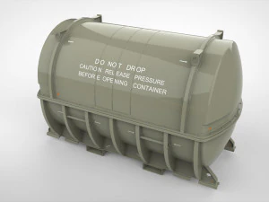 Sci fi container 1 3D Model