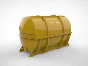 Sci fi container 1 3D मॉडल