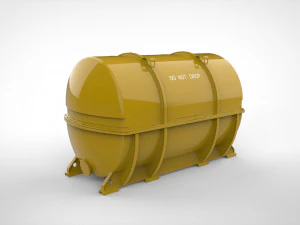 Sci fi container 1 3D Model