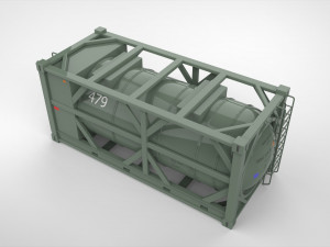Sci fi container 1 3D मॉडल