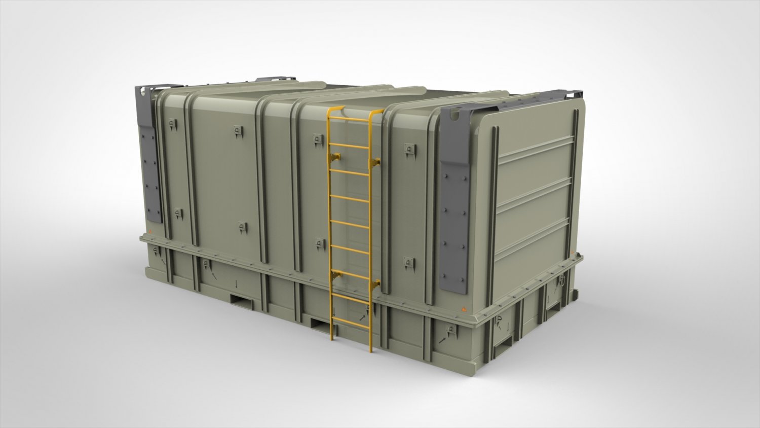 3. Контейнер 1 3. Евроконтейнер для тбо v 1. 80. 1 м3.