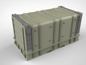 Sci fi container 1 3D मॉडल