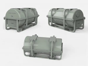 Sci fi container 1 3D Model