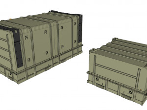 Sci fi container 1 3D मॉडल