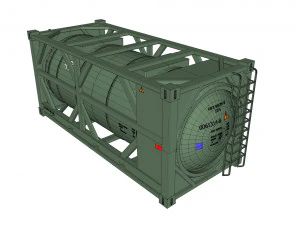 Sci fi container 1 3D Model