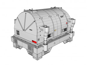 Sci fi container 1 3D मॉडल