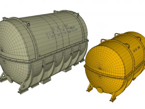 Sci fi container 1 3D Model