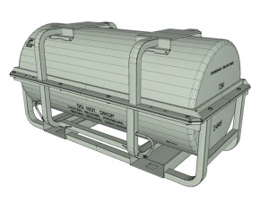 Sci fi container 1 3D Model
