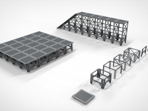 sci fi modular environment 4 3D Model