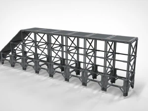 Ambiente modular de fic&ccedil;&atilde;o cient&iacute;fica 4 Modelo 3D