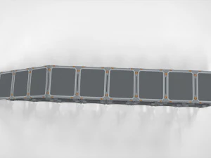 Ambiente modular de fic&ccedil;&atilde;o cient&iacute;fica 4 Modelo 3D