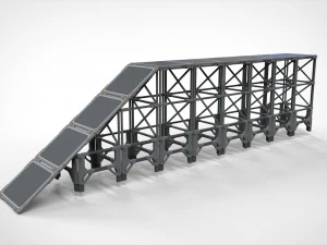 Ambiente modular de fic&ccedil;&atilde;o cient&iacute;fica 4 Modelo 3D