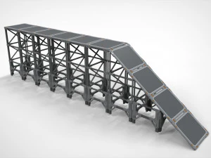 Ambiente modular de fic&ccedil;&atilde;o cient&iacute;fica 4 Modelo 3D