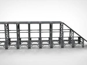 Ambiente modular de fic&ccedil;&atilde;o cient&iacute;fica 4 Modelo 3D