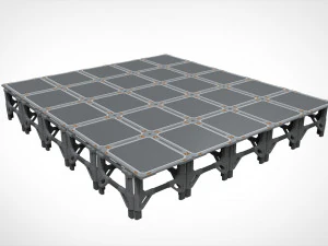 Ambiente modular de fic&ccedil;&atilde;o cient&iacute;fica 4 Modelo 3D