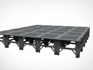 Ambiente modular de fic&ccedil;&atilde;o cient&iacute;fica 4 Modelo 3D