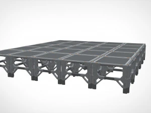 Ambiente modular de fic&ccedil;&atilde;o cient&iacute;fica 4 Modelo 3D
