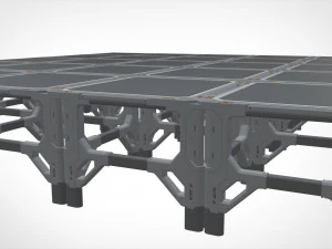 Ambiente modular de fic&ccedil;&atilde;o cient&iacute;fica 4 Modelo 3D