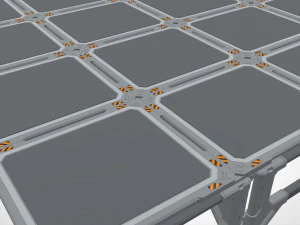 Ambiente modular de fic&ccedil;&atilde;o cient&iacute;fica 4 Modelo 3D