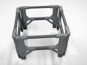 Ambiente modular de fic&ccedil;&atilde;o cient&iacute;fica 4 Modelo 3D