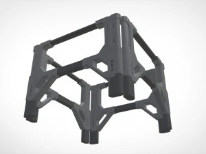 Ambiente modular de fic&ccedil;&atilde;o cient&iacute;fica 4 Modelo 3D