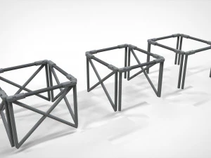 Ambiente modular de fic&ccedil;&atilde;o cient&iacute;fica 4 Modelo 3D