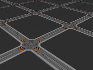 Sci fi modular environment 4 3D मॉडल