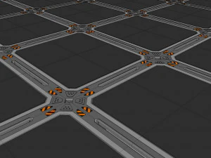Ambiente modular de fic&ccedil;&atilde;o cient&iacute;fica 4 Modelo 3D