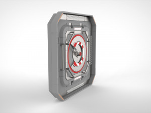 Sci fi hatch 3 3D Модель